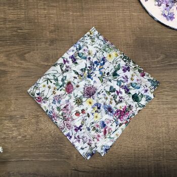 Liberty Wildflower Cravat And Pocket Square Set For Men And Boys, 6 of 6
