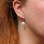 Freshwater Pearl Coin Dangle Earrings, thumbnail 2 of 7