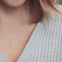 Silver Star Necklace Simple Sterling Silver Pendant, thumbnail 2 of 7