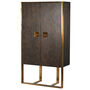 Tobacco Two Door Drinks Cabinet, thumbnail 1 of 4