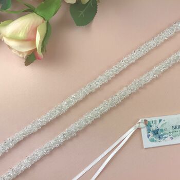 Neve Crystal Attachable Bridal Straps, 7 of 10