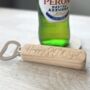 Personalised Wooden 80th Birthday Bottle Opener, thumbnail 1 of 2