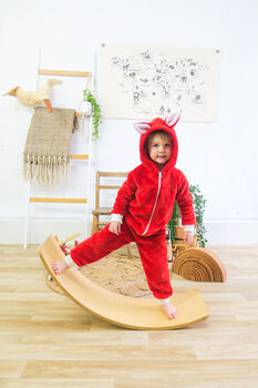 Unisex Christmas Red Fox Super Soft Onesie, 2 of 6