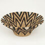 Black, Brown And White Handwoven Statement Bowl, thumbnail 2 of 7