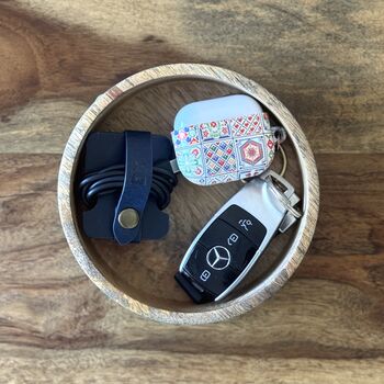 Fruit Bowl/ Wooden Key Storage Bowl, 4 of 6