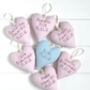 Personalised Hanging Heart Flower Girl Gift, thumbnail 9 of 12