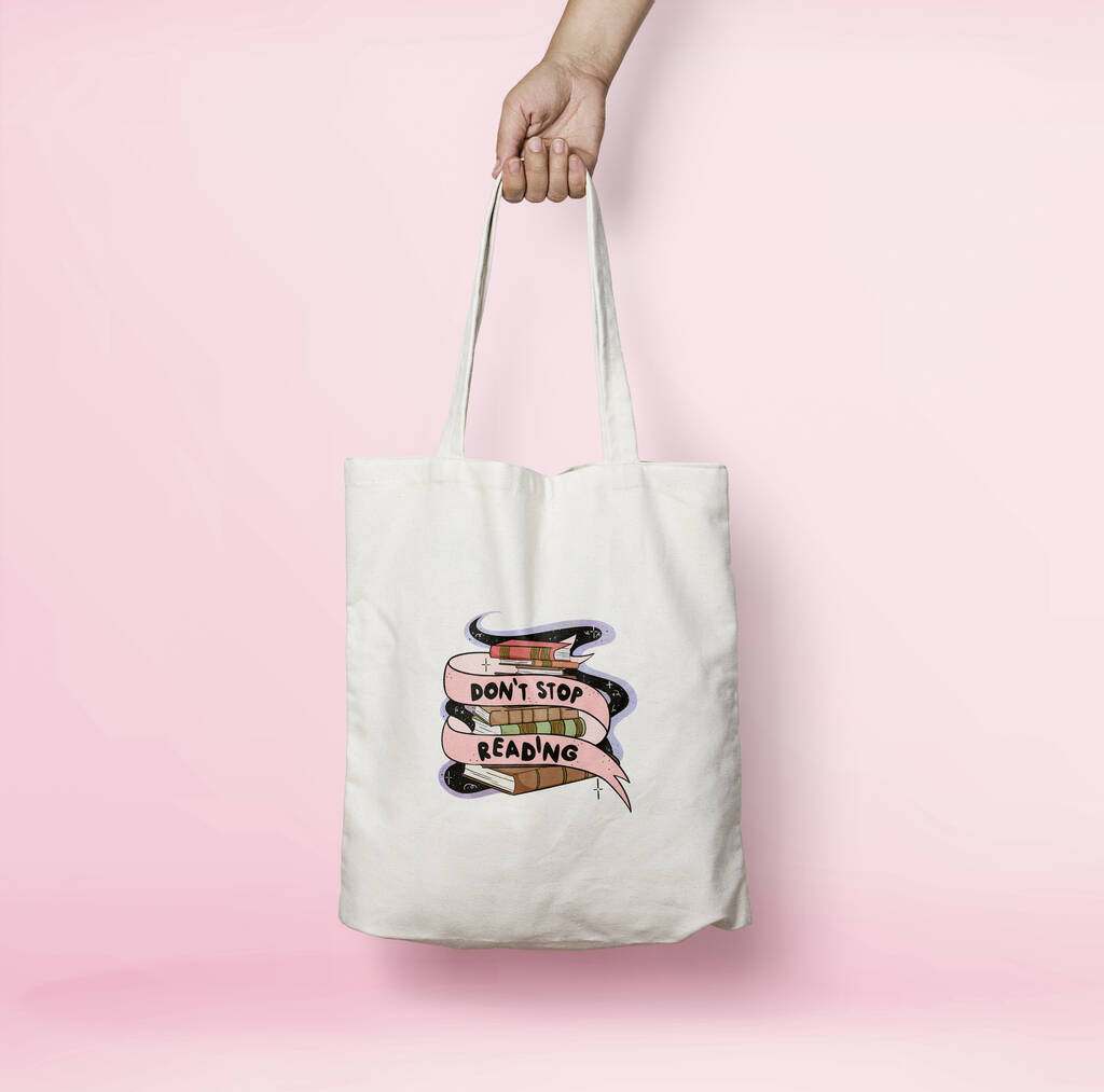 Reading Book Tote Bag By House Of Wonderland | notonthehighstreet.com