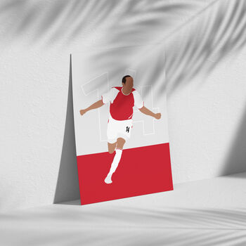 Thierry Henry North London Reds Poster, 2 of 3