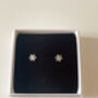 Sterling Silver Snowflake Stud Earrings, thumbnail 7 of 7