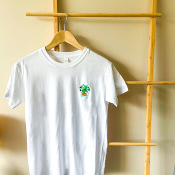House Plant Embroidered T Shirt, 2 of 5
