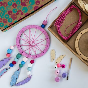 Personalised Make Your Own Dreamcatcher Craft Kit, 2 of 11
