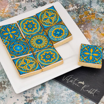 Moroccan Mosaic Biscuit Gift Box, Nine Pieces, 7 of 9