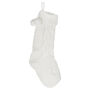 Knitted Cream Stocking, thumbnail 2 of 4