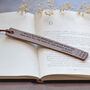 Personalised Valentine's Day Bookmark Custom Romantic Quote, thumbnail 5 of 8