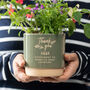 Personalised Godparents Indoor Plant Pot, thumbnail 1 of 6