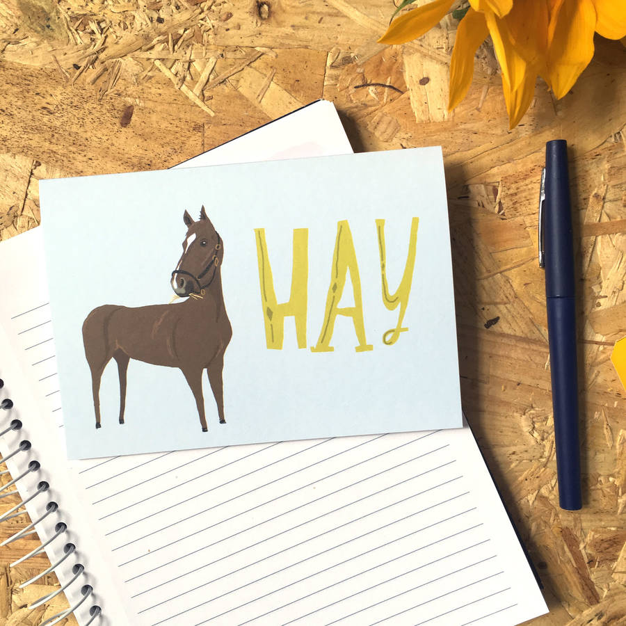 hay card by nicola rowlands | notonthehighstreet.com