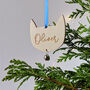 Personalised Cat Christmas Decoration, thumbnail 4 of 4