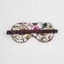 Floral Engravings Sleep Mask, thumbnail 3 of 5