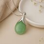 Personalised Sterling Silver Jade Necklace, thumbnail 1 of 7