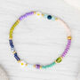 Ettie Gemstone Flower Beaded Friendship Bracelet, thumbnail 2 of 3