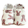 Bunny Cotton Moccasins For Babies And Toddlers, thumbnail 3 of 4