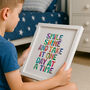 'Smile Shine And Take It One Day At A Time' Print, thumbnail 1 of 5