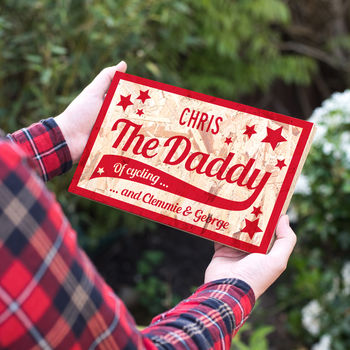 Personalised 'The Daddy' Fathers Day Keepsake, 5 of 10