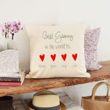 Personalised Best Granny Cushion, 2 of 4