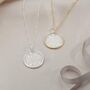 Etched Glass Pendant Personalised Necklace, thumbnail 2 of 7