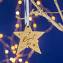 Personalised Star Christmas Tree Bauble, thumbnail 4 of 7