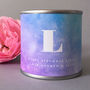 Monogram Alphabet Scented Soy Wax Candle, thumbnail 1 of 6