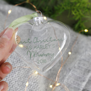 First Christmas As A Mummy Christmas Bauble, 5 of 5