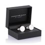 Personalised Cufflinks – Round | Groom's Party Wedding Gift, thumbnail 4 of 6