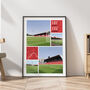 Brentford Views Of Griffin Park And Gtech Stadium Print, thumbnail 3 of 7