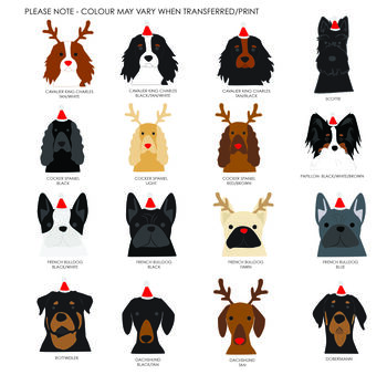 Christmas Dog Card, Multiple Breed Options, 4 of 7