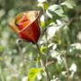 Red Rose Recycled Metal Garden Sculpture, thumbnail 1 of 4