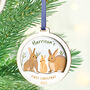 Personalised First Christmas Layered Decoration, thumbnail 2 of 6
