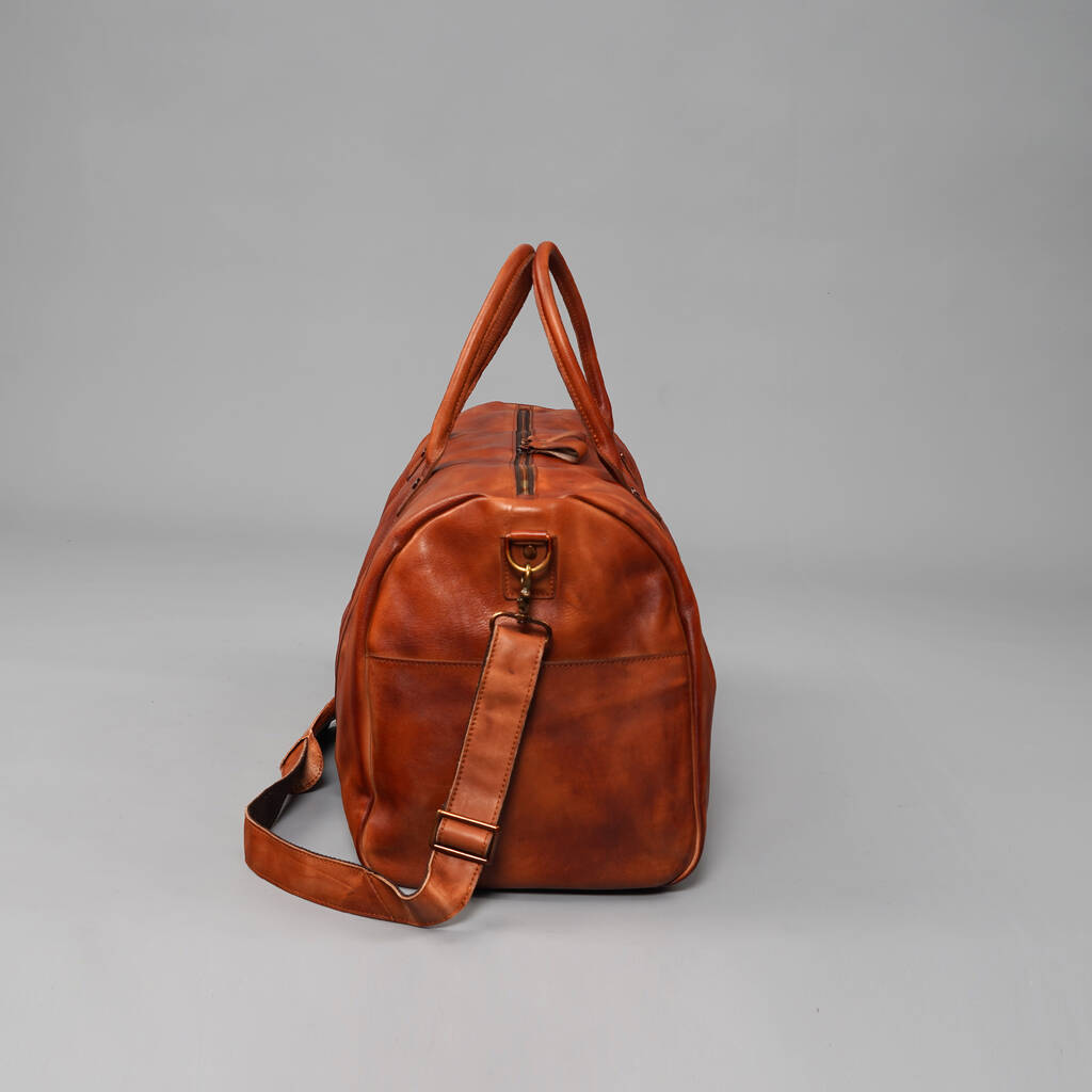 Genuine Leather Duffle By EAZO