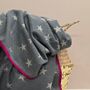 Stars Blanket Scarf In Grey, thumbnail 3 of 3