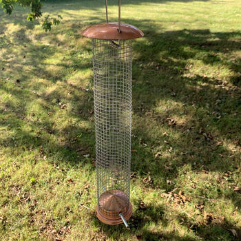Attractively Styled Copper Nut Feeders Set Of Two, 2 of 3