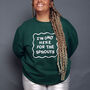 Only Here For The Sprouts Christmas Sweatshirt, thumbnail 1 of 7