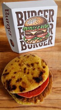 Pureed Food Mold. Beefburger With Burger Box, Dysphagia, 11 of 11