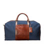 Personalised Canvas/Leather Medium Holdall. 'Giovane M', thumbnail 4 of 12