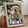 Personalised Dog Memorial Photo Print Memorial Gift With Professional Photo Editing, thumbnail 1 of 6