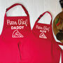 Adult And Child Personalised Pizza Chef Apron Set, thumbnail 1 of 6