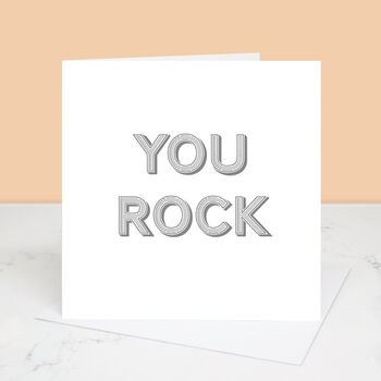 You Rock Best Friend Card, 2 of 3