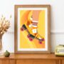 Retro Rollerblades Print, thumbnail 1 of 5