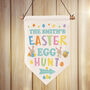 Personalised Egg Easter Hunt Hanging Sign, thumbnail 2 of 3