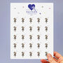 Butterfly Kisses Stickers, All Occasion Stickers, thumbnail 1 of 3