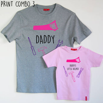 Daddy's Little Helper T Shirt Set, 3 of 10